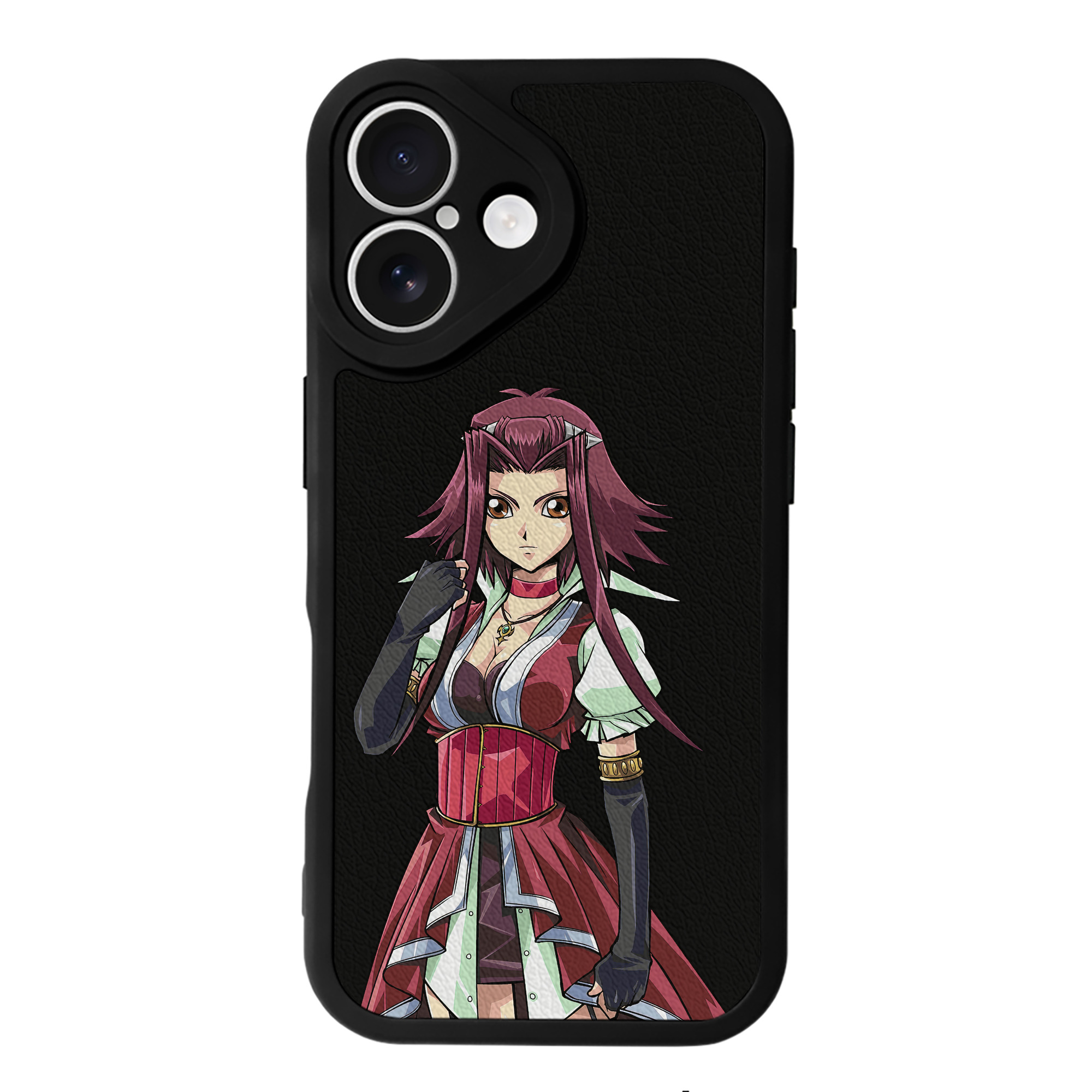 遊☆戯☆王 Yu-Gi-Oh! 【iPhone 16シリーズ対応】シリコンスマホケース（レザー調） 材質：シリコン